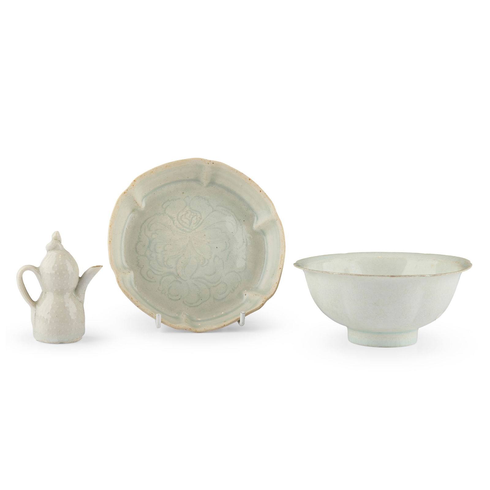 GROUP OF THREE CHINESE QINGBAI WARES (1 of 1)