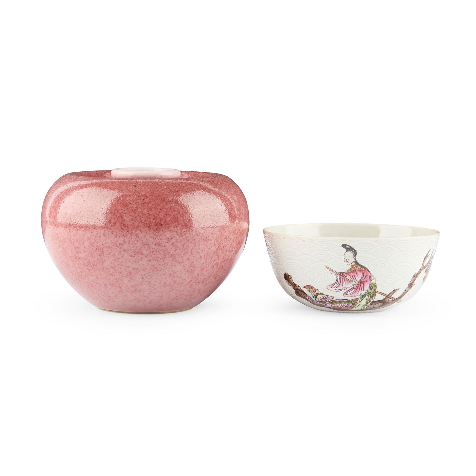 TWO CHINESE PORCELAIN WARES (1 of 3)