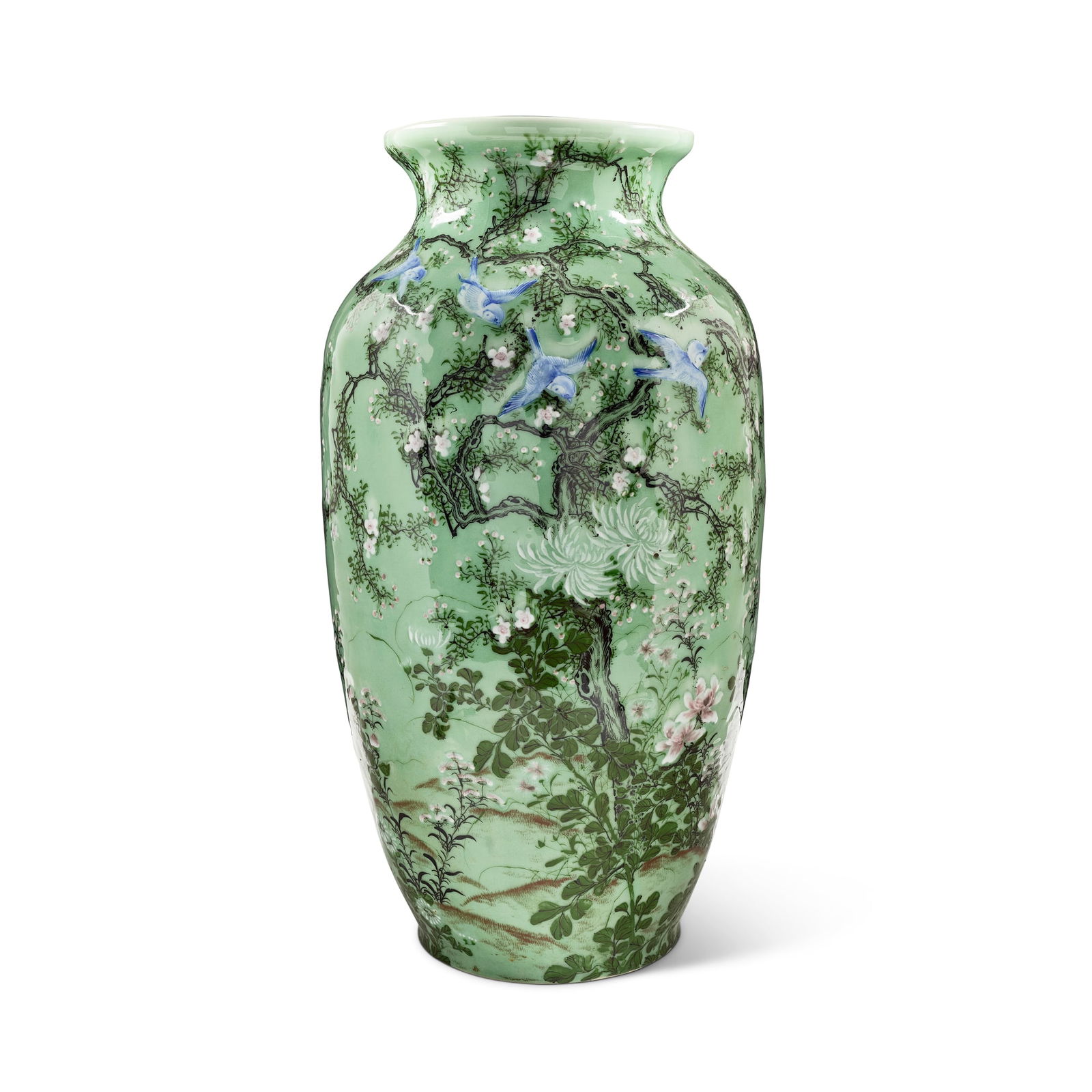 [PRIVATE COLLECTION, WEST OF SCOTLAND] LARGE JAPANESE SETO WARE VASE (1 of 1)