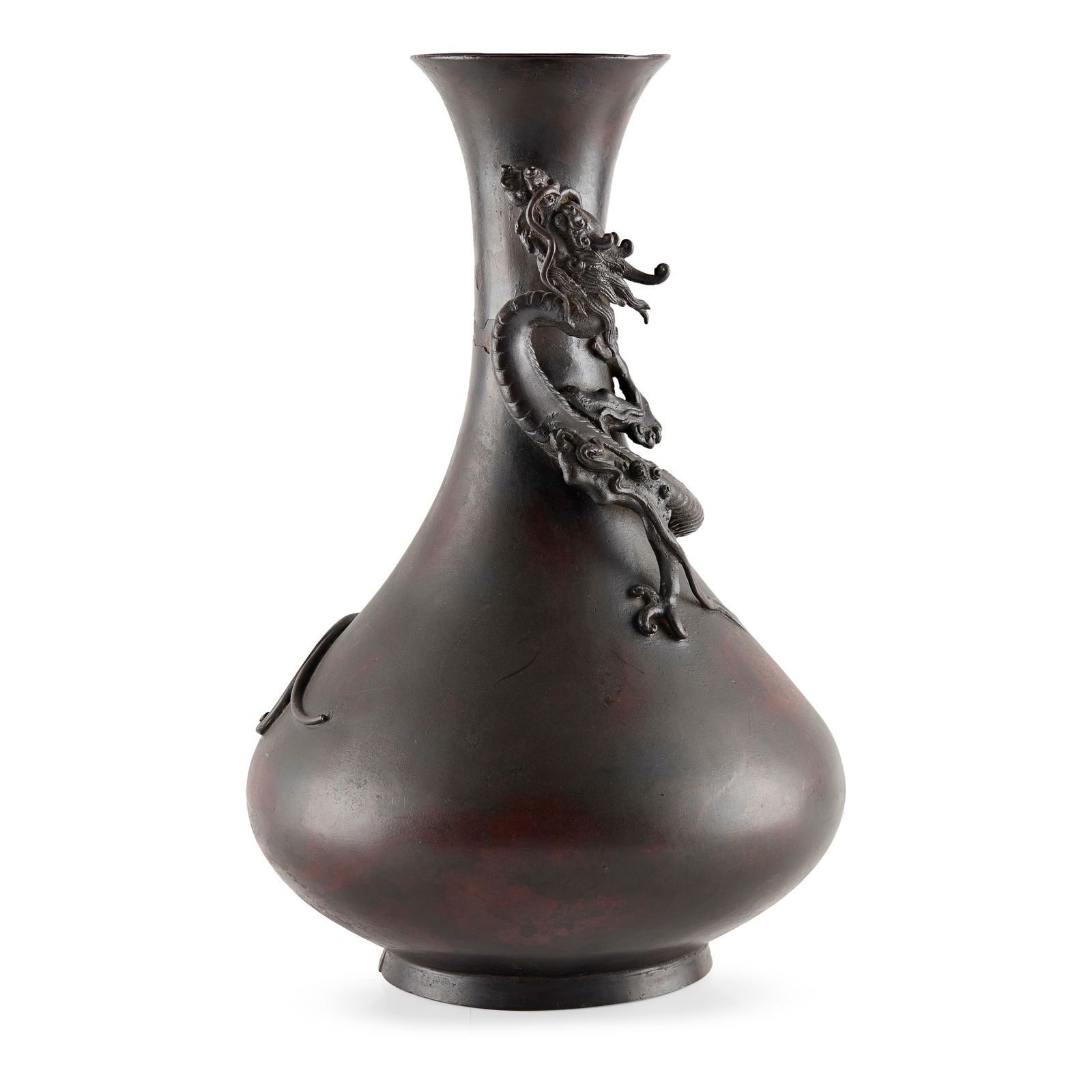 JAPANESE BRONZE 'DRAGON' VASE (1 of 1)