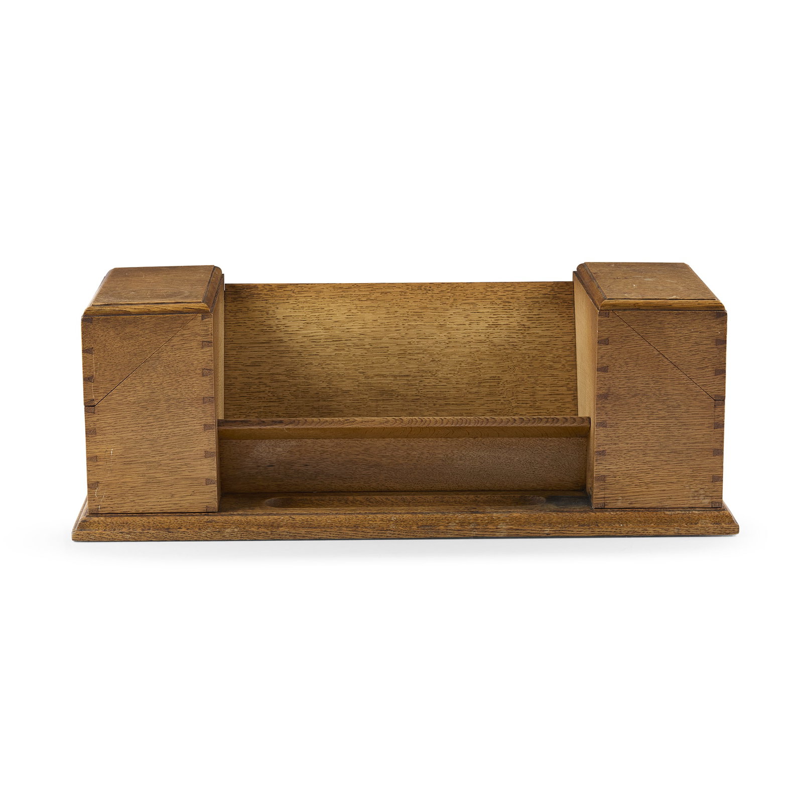 HEAL & SON, LONDON: HEAL & SON, LONDON TABLE CABINET, CIRCA 1930 oak 56cm wide, 20cm high, 26.5cm deep