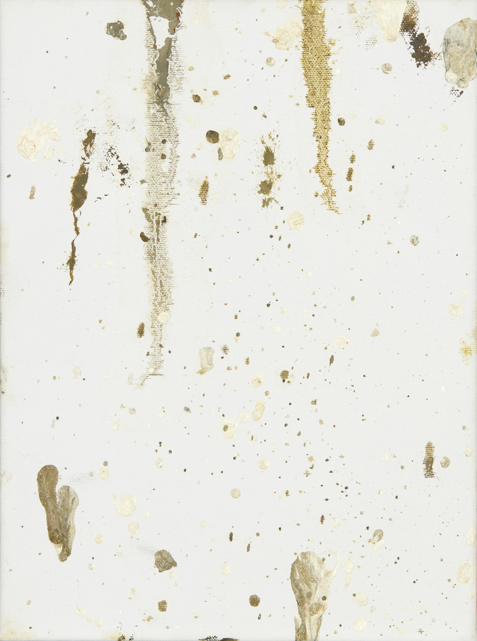 DAN COLEN (AMERICAN 1979-): DAN COLEN (AMERICAN 1979-) UNTITLED (BIRDSHIT), 2007 (DC8561) signed and dated in pen (to overlap), oil on canvas 30.5cm x 23cm (12in x 9in), unframed Peres Projects, Los Angeles.Y2K! Selected W