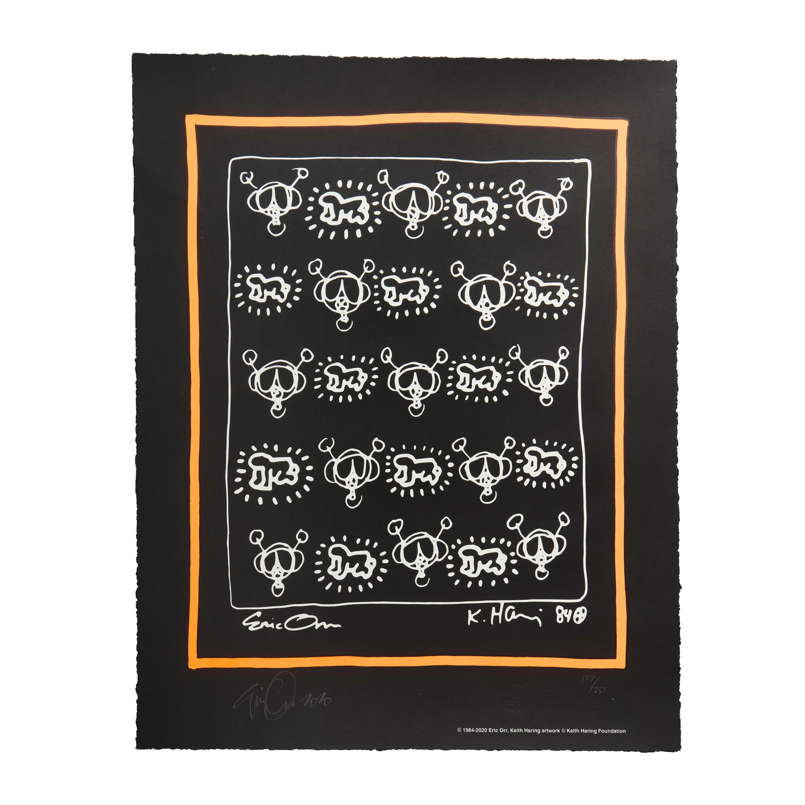 § KEITH HARING (AMERICAN 1958-1990) AND ERIC ORR (AMERICAN 1939-1998) (1 of 1)