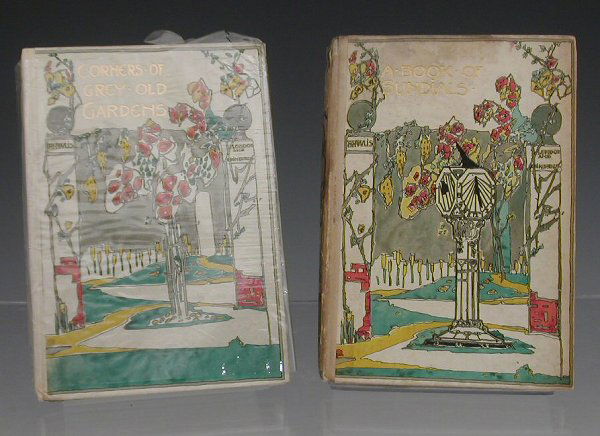 King, Jessie M. (illus.) . 'A Book of Sundials',: King, Jessie M. (illus.). 'A Book of Sundials', pub. T.N. Foulis, Edinburgh, and 'Corners of Grey Old Gardens', pub. T.N. Foulis, Edinburgh (2) Provenance: Library of the late Peter Nelson Esq.