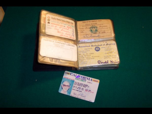 GROUP OF MEMBERSHIP CARDS A group of over 15 of Bil