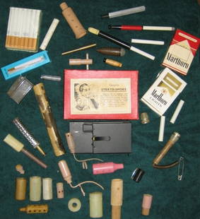 SMOKING TRICKS An interesting and assorted group of: SMOKING TRICKS An interesting and assorted group of approximately 15 or more smoke and smoking related tricks owned and used by Billy throughout his career. Many created by McComb. (Various