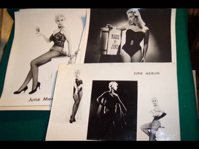 77: JUNE MERLIN PHOTOGRAPHS & RELATED ITEMS (Must Be Se