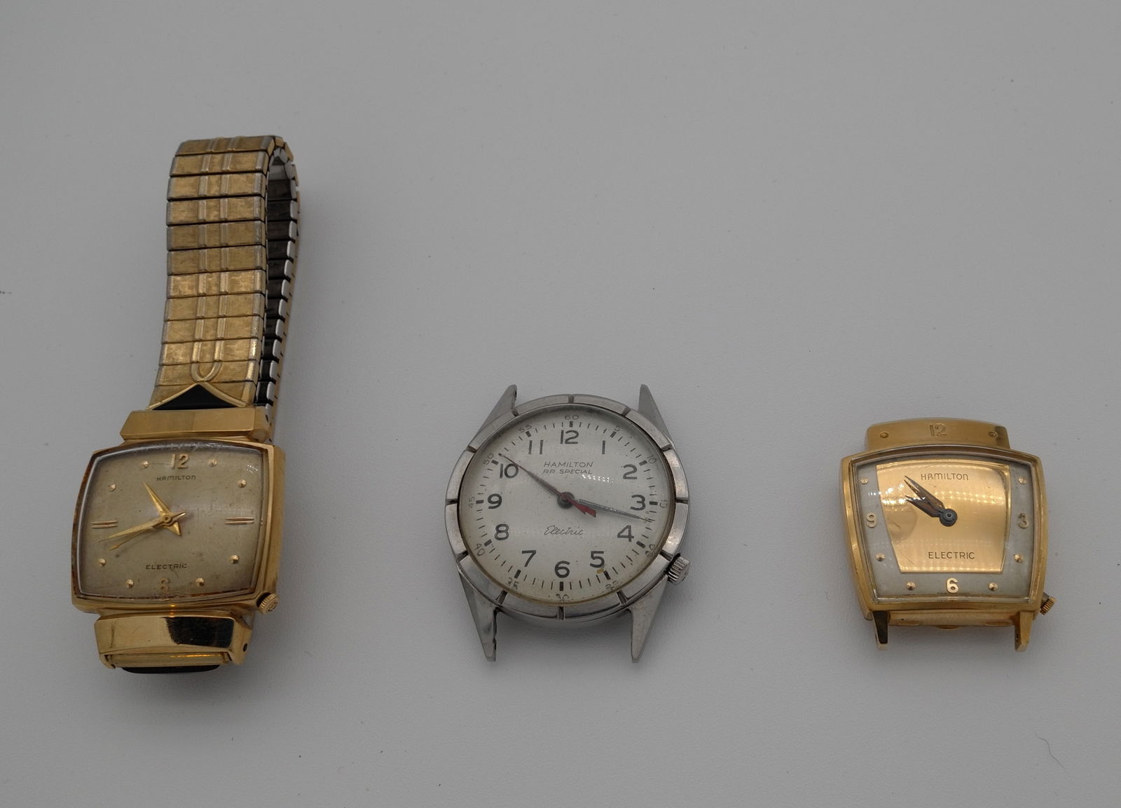 HAMILTON LOT OF 3 ELECTRIC MOVEMENT  WATCHES (1 of 15)
