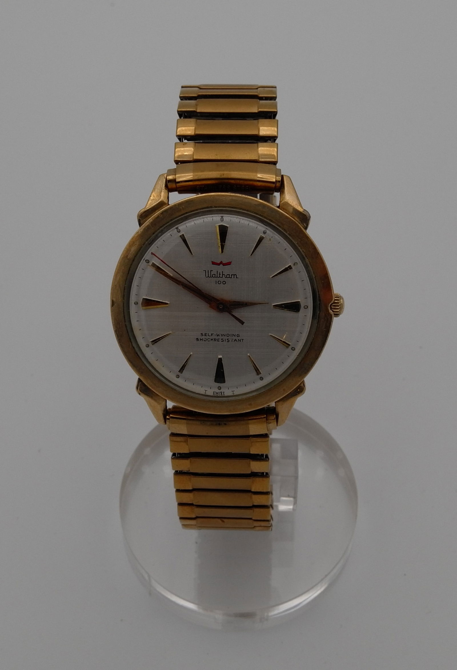 RARE WALTHAM ***100 JEWELS *** SELF-WINDING SWISS WATCH (1 of 5)