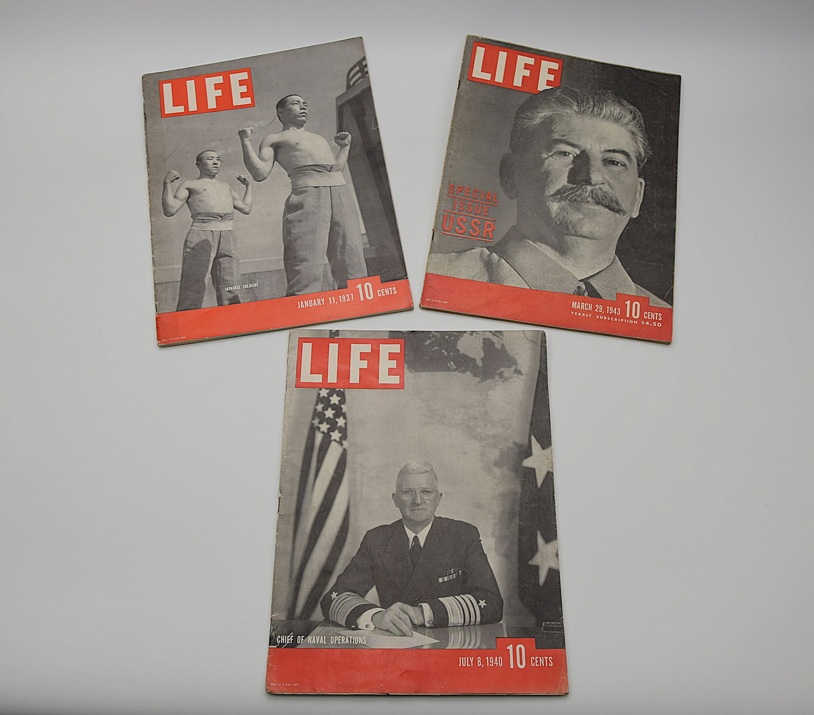 LIFE MAGAZINE WW 2  SPECIAL ISSUE USSR JOSEPH STALIN, LIFE MAGAZINE ADMIRAL STARK, LIFE MAGAZINE (1 of 1)