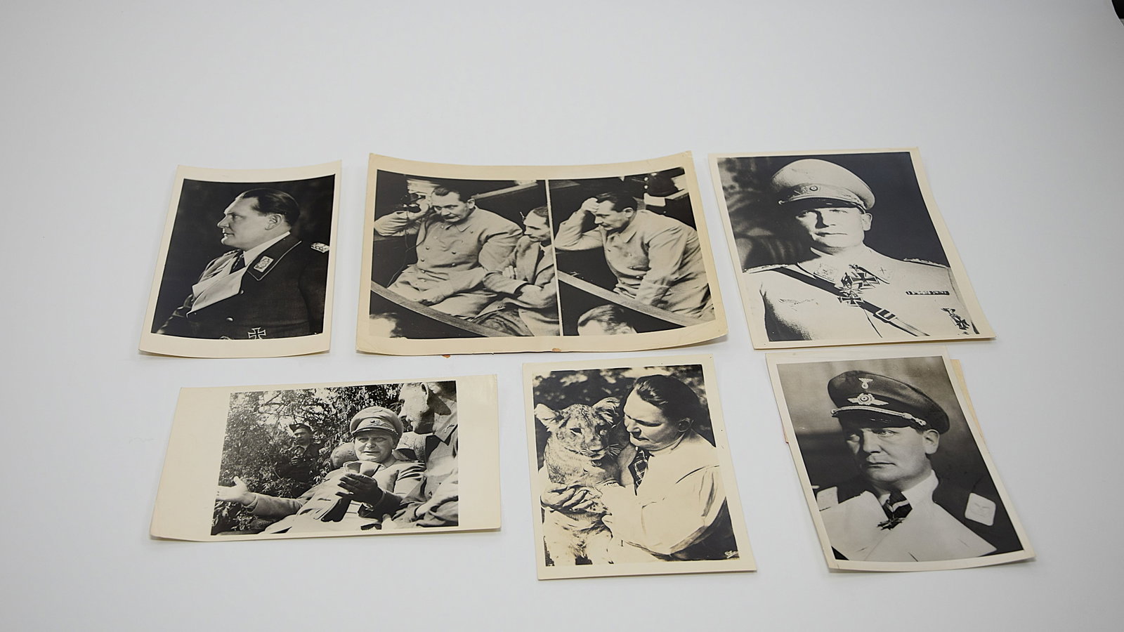 HERMANN GORING - GERMAN NAZI POLITICIAN PHOTOS FROM BROWN BROTHERS ARCHIVE: LOT OF 6 BROWN BROTHERS ARCHIVE PHOTOS. THESE COMPANY LICENSE PHOTOS ARE STAMPED ON THE BACK " CREDIT BROWN BROTHERS 220 WEST 42ND St., NY 18463 LOANED FOR ONE USE ONLY". Brown Brothers Photo Archive 
