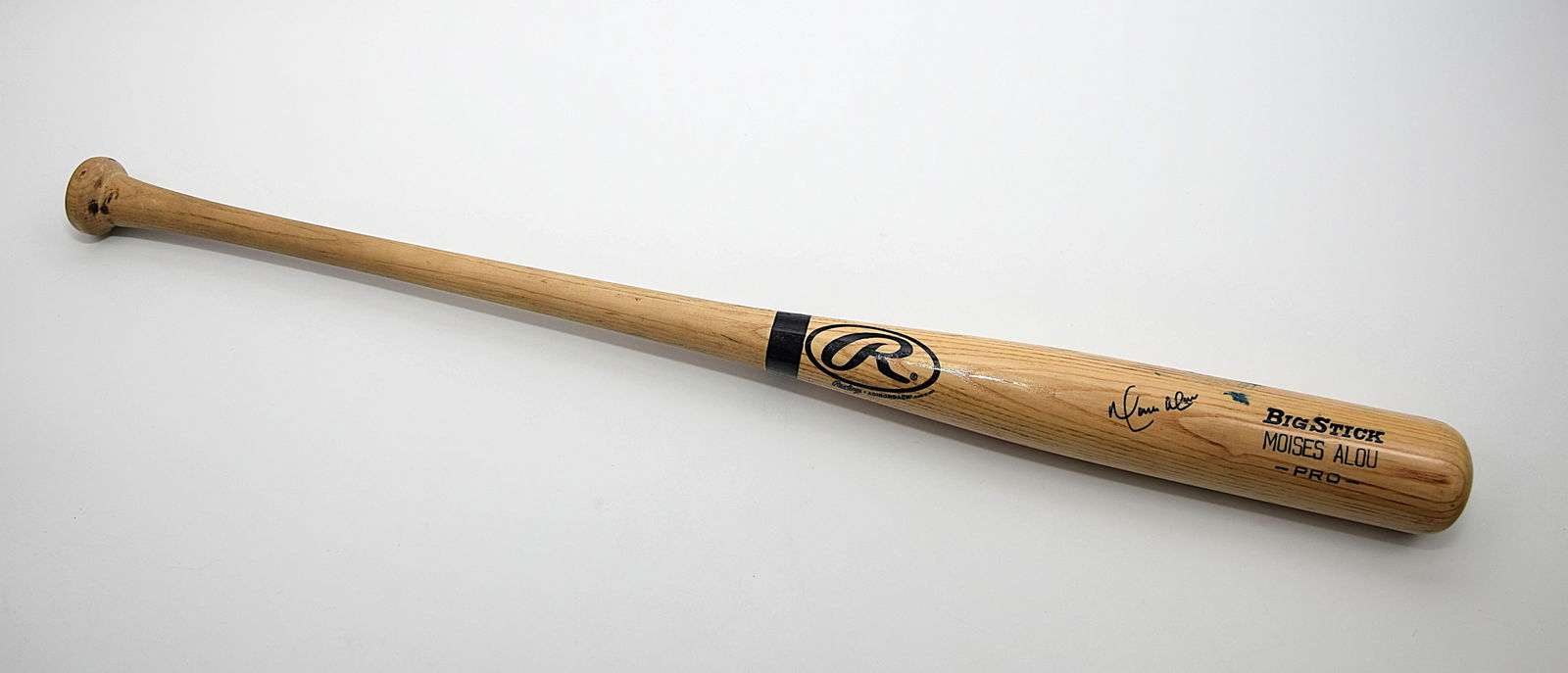 MOISES ALOU NEW YORK METS SIGNED RAWBINGS BASEBALL BAT (1 of 10)