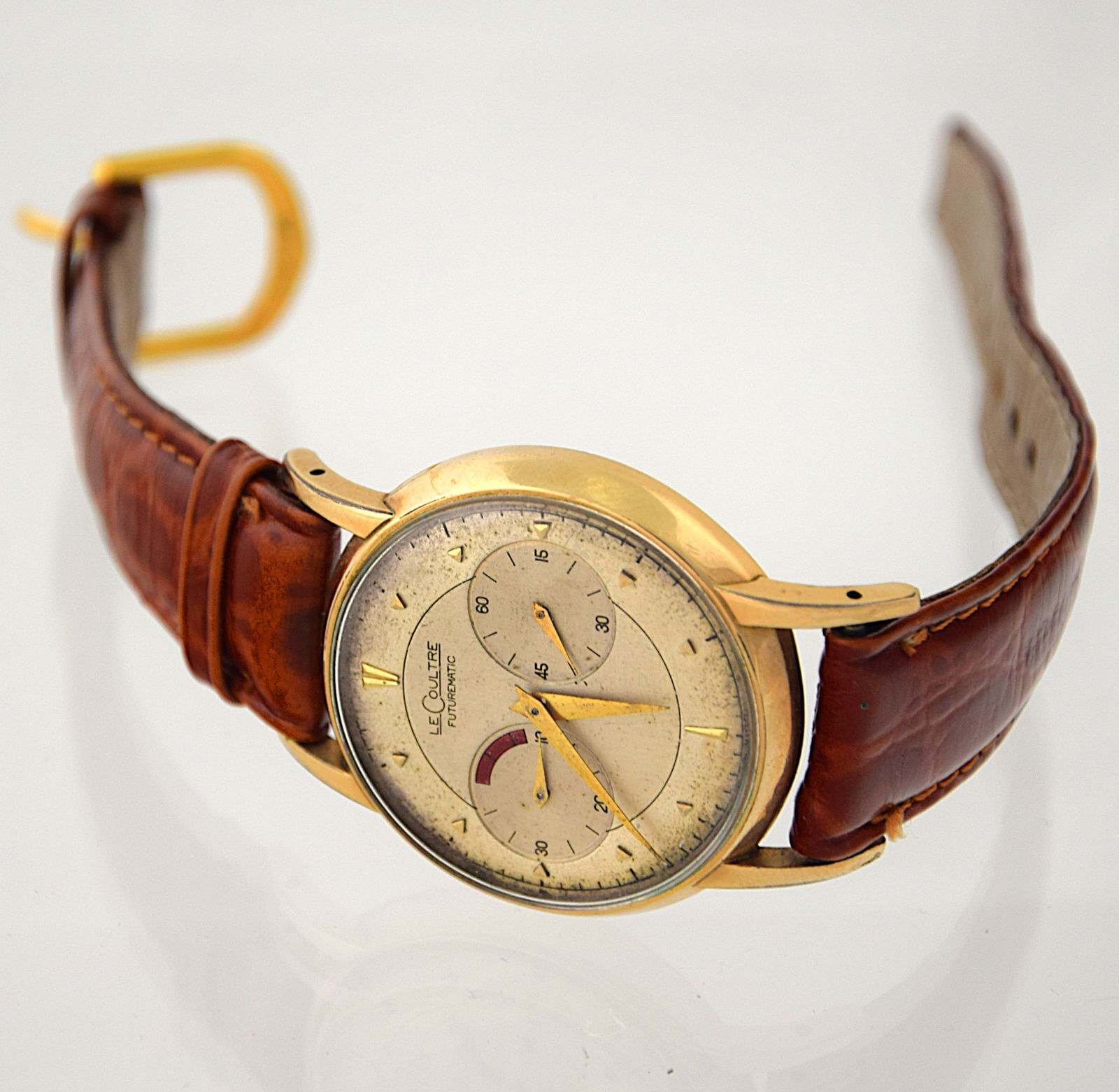 LE COULTRE FUTUREMATIC 10K GOLD FILLED SWISS MADE WRISTWATCH C.1960 (1 of 7)