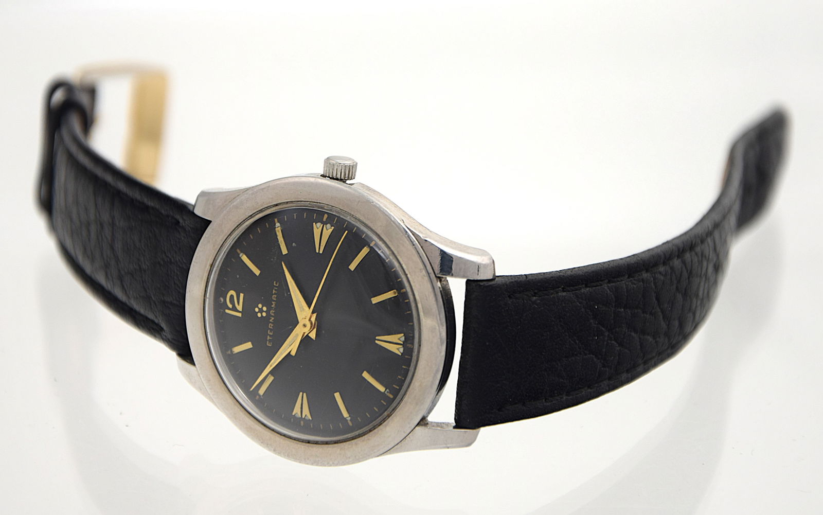 ETERNA MATIC MILITARY AUTOMATIC SWISS WRIST WATCH, C.1940 (1 of 8)