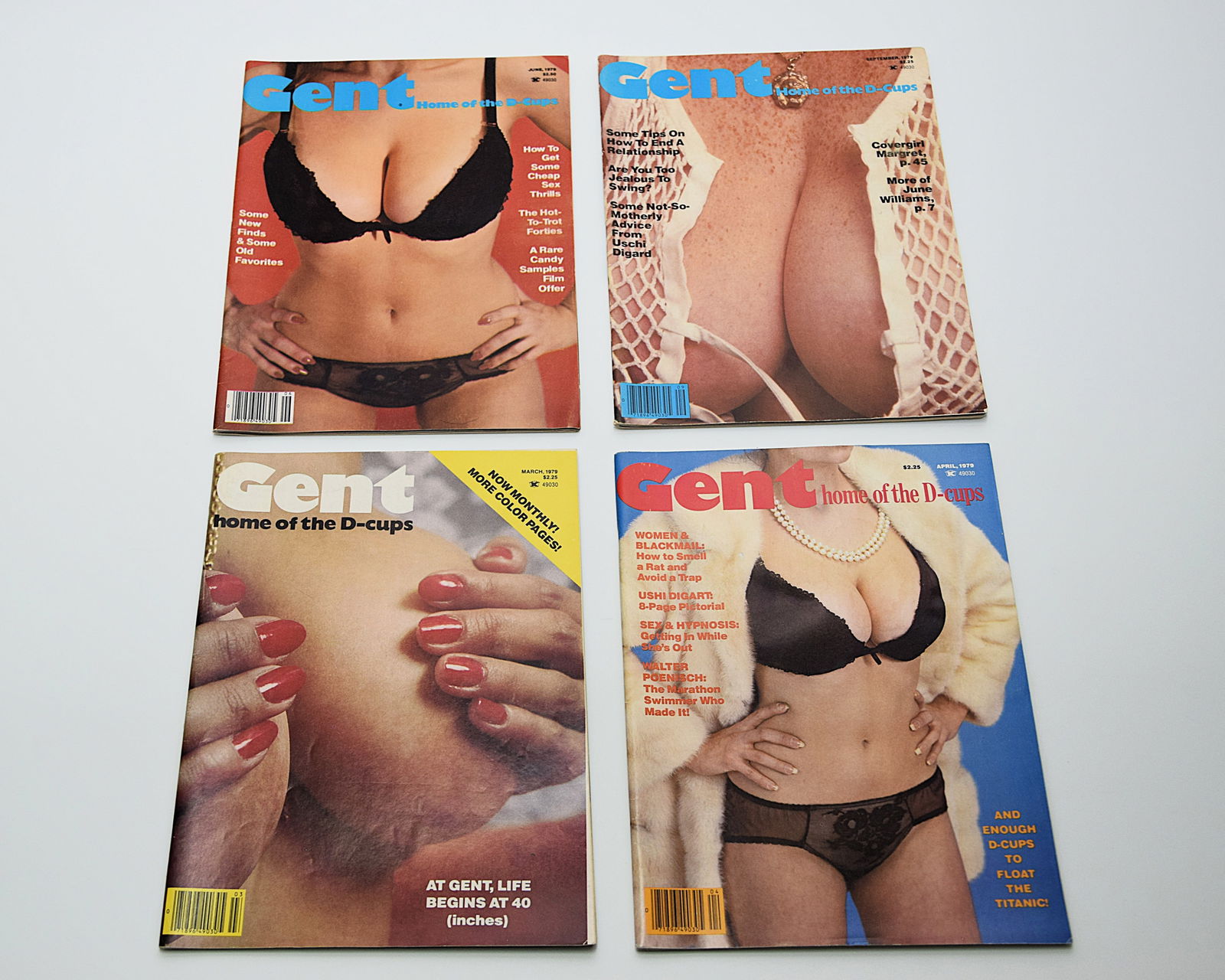 GENT ADULT MAGAZINE, LOT OF 4 YEAR 1979 (1 of 1)