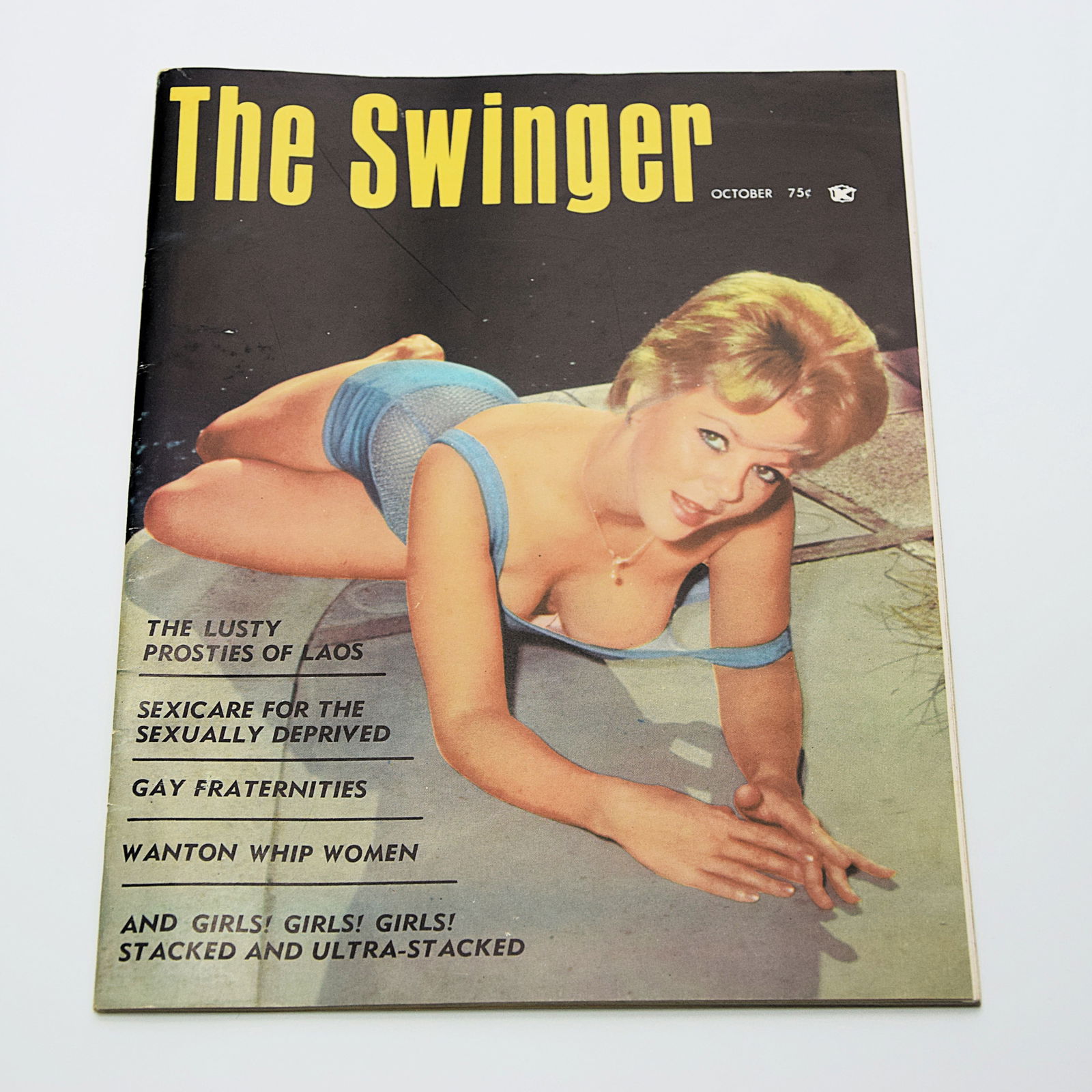 THE SWINGER ADULT MAGAZINE  OCTOBER, 1968 VERY RARE (1 of 1)