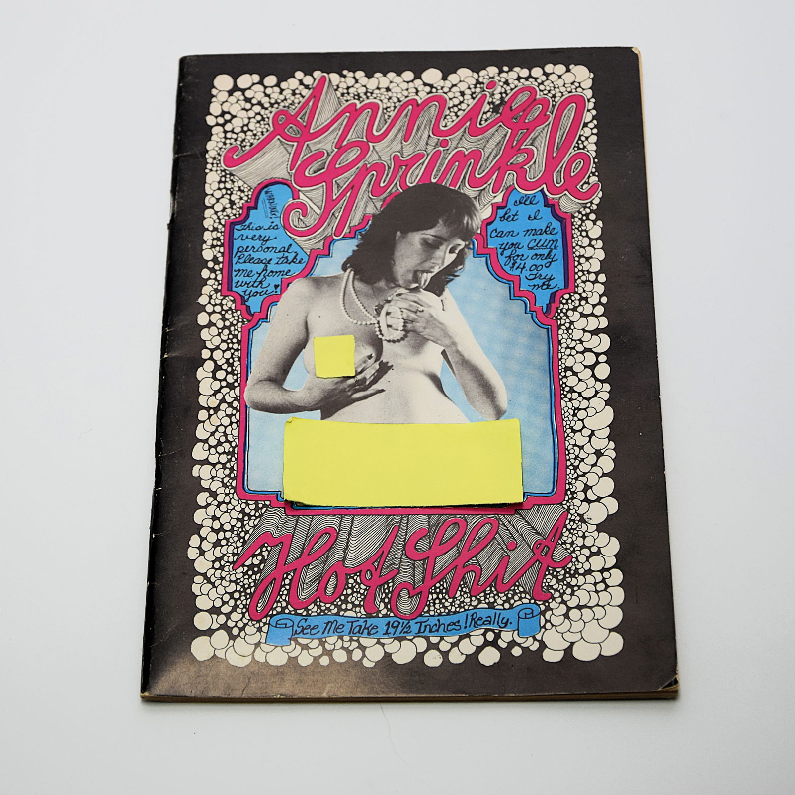ANNIE SPRINKLE 'HOT SHIT' ADULT MAGAZINE YEAR 1979 EXTRIMELY RARE, LIMITED EDITION, CONFISCATED BY (1 of 2)