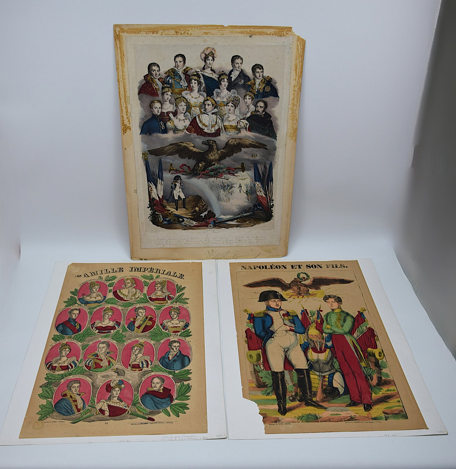 LOT OF 3 ANTIQUE MILITARY/HISTORICAL ENGRAVINGS/PRINT/LITHOGRAPHS NAPOLEONIC ERA 19th CENTURY (1 of 14)