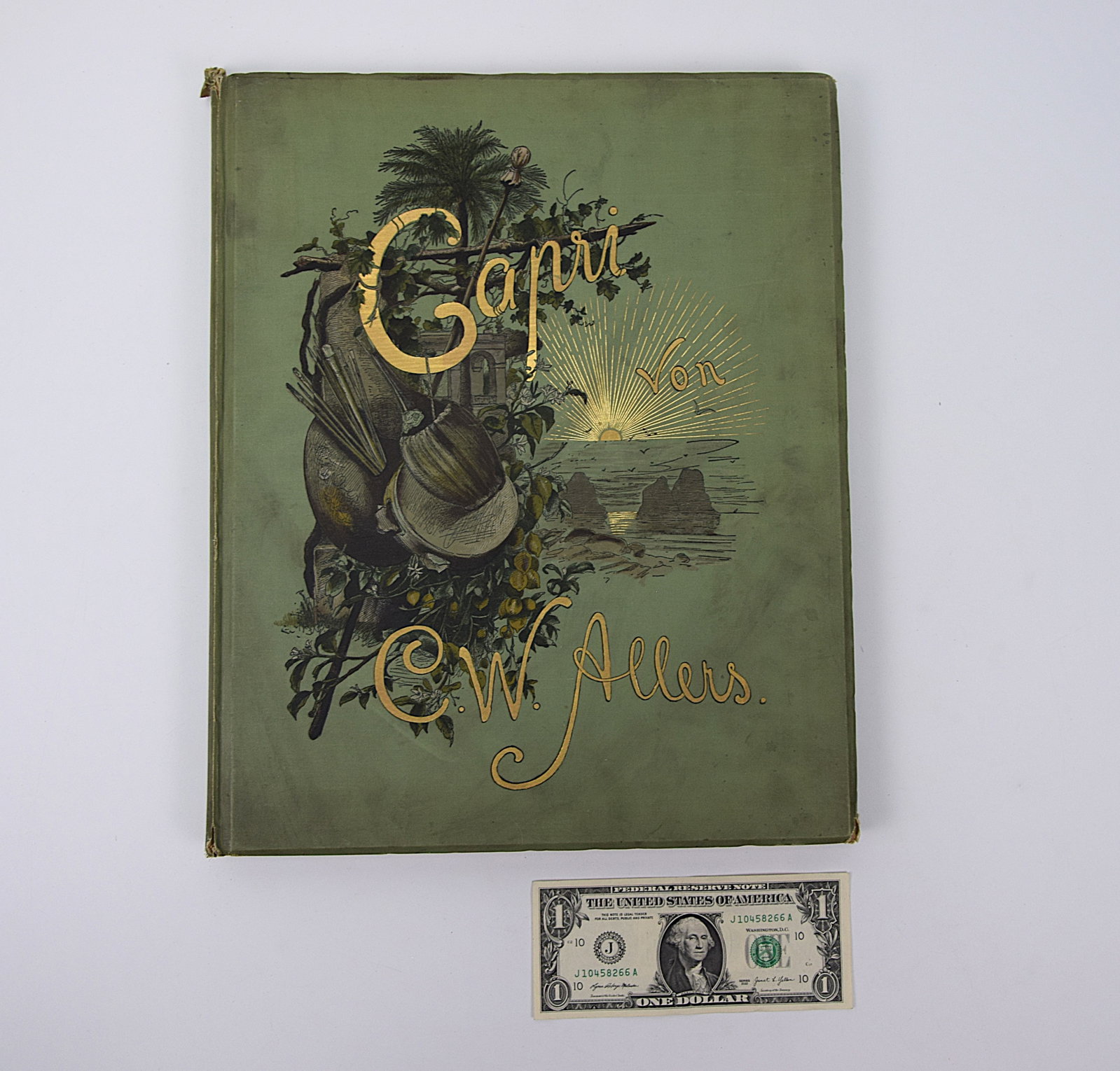 RARE CAPRI BY C.W. ALLERS ILLUSTRATED ART BOOK LARGE FORMAT GERMAN EDITION (1 of 12)
