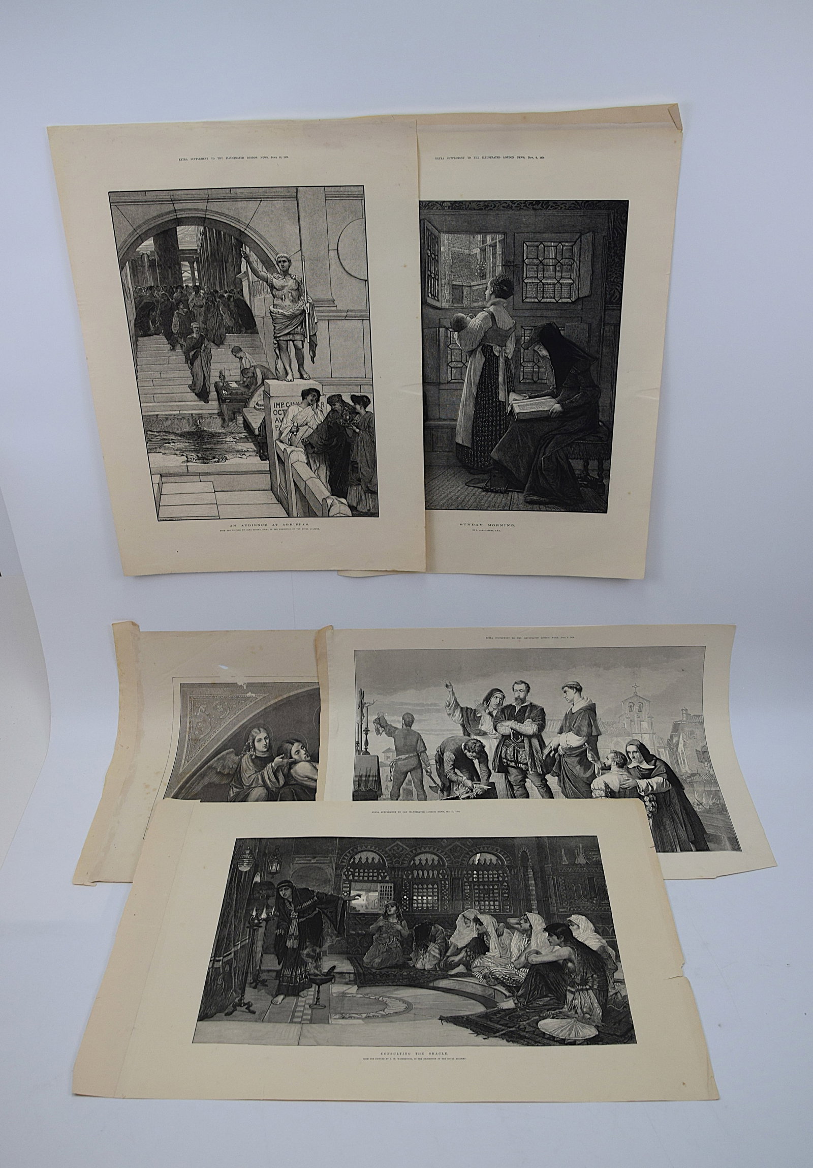 RARE FIVE VICTORIAN GENRE & LANDSCAPE ENGRAVINGS ILLUSTRATED PRESS MASTER PLATES 19TH CENTURY (1 of 20)