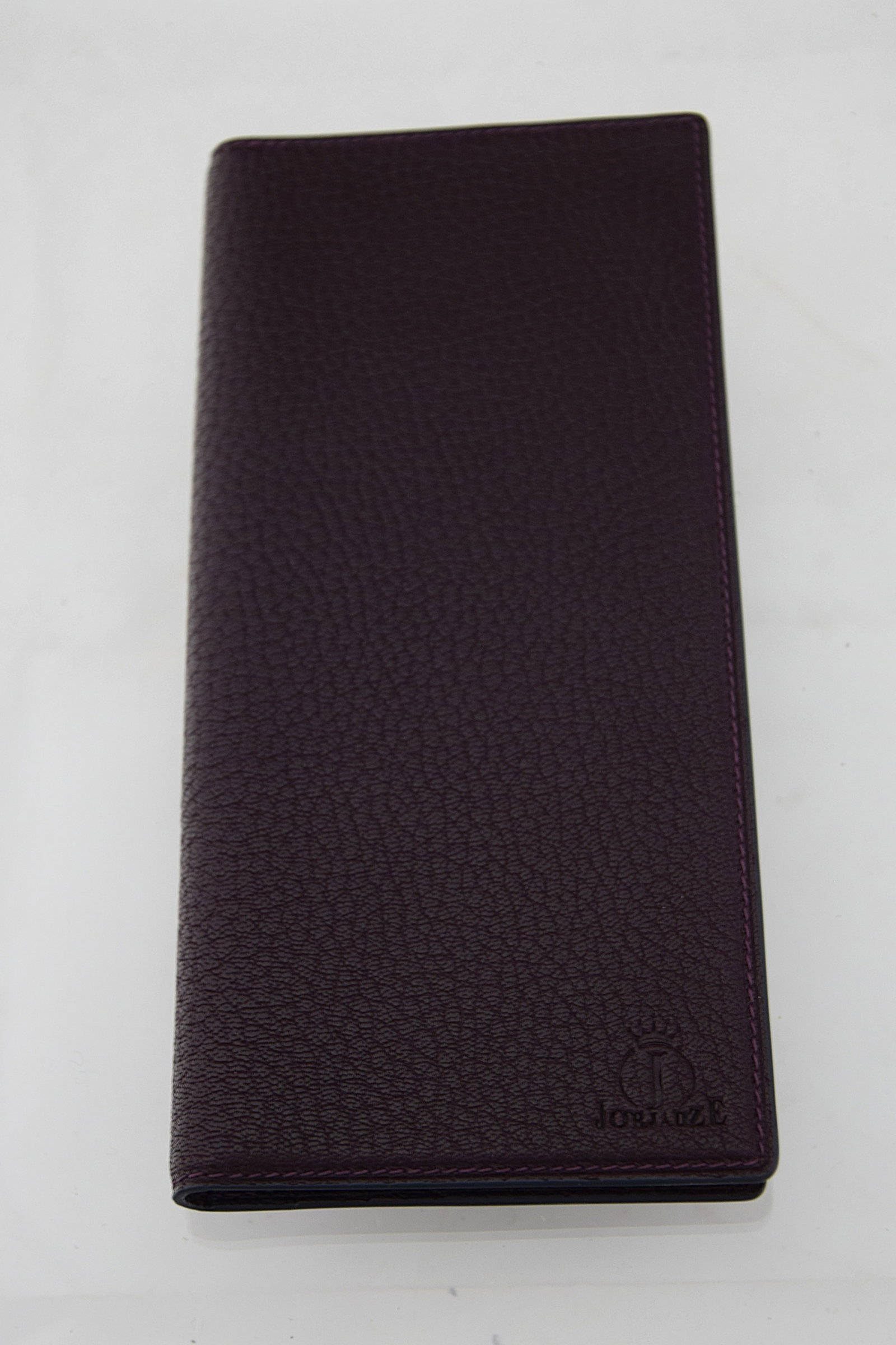 HAND MADE LONG WALLET FROM ITALIAN LEATHER, NEW: HAND MADE LONG WALLET FROM ITALIAN FALLCO PELLAMI LEATHER, NEW. MADE BY AN EXPERT LEATHERMAKER IN TBILISI, GEORGIA. Size: 7 1/2 x 3 3/4 in., overall . All measurements are approximate. Condition: Plea