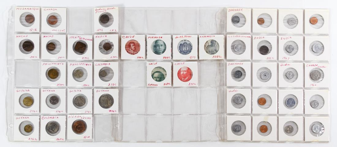 World: Coin and Currency Assortment: World: Coin and Currency Assortment Various dates with examples from Canada, Chile, India, Costa Rica and Bulgaria Category: World Coins & Currency > World Coins Shipping Status: Leonard Auction, Inc.