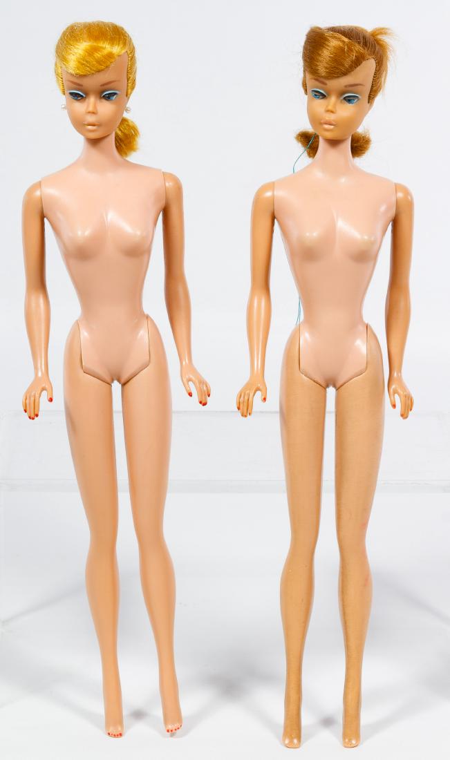 Mattel Swirl Barbie Dolls: Mattel Swirl Barbie Dolls Two 1964 swirl dolls including a red head and a golden blonde Height: 11.50 inches Category: Collectibles > Dolls Shipping Status: Leonard Auction, Inc. will provide direct s