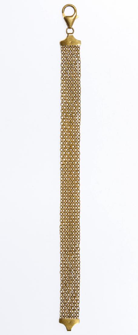 18k Gold Mesh Bracelet (1 of 2)