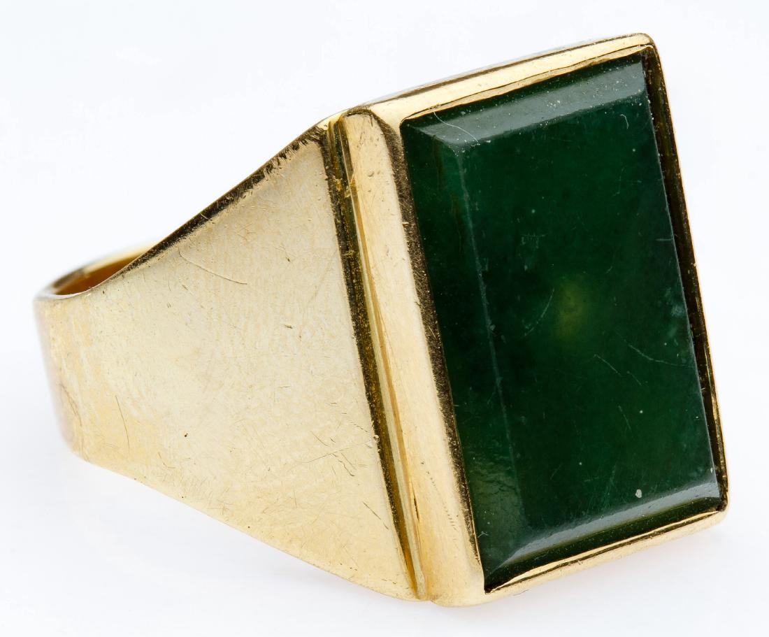 14k Gold and Green Quartz Ring (1 of 2)