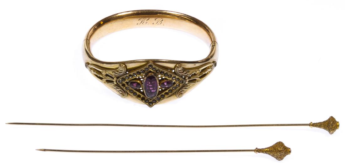 14k Gold Topped Hat Pins (1 of 5)