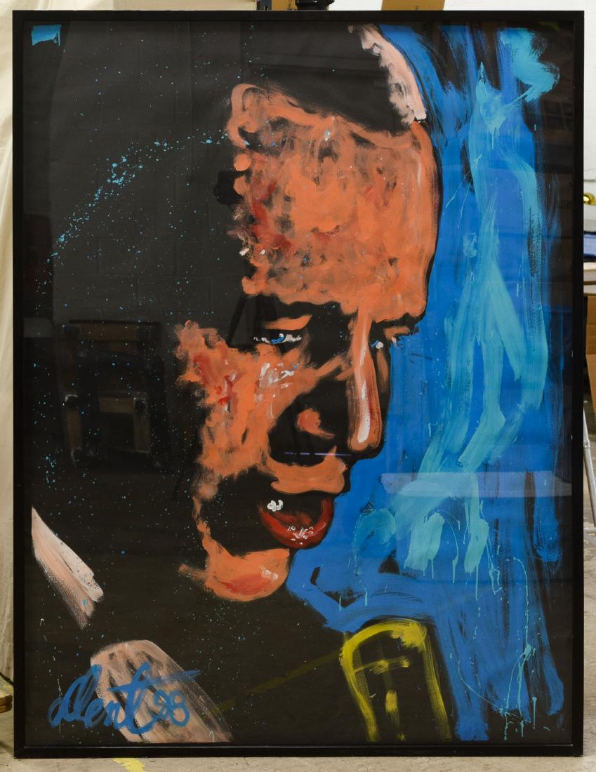 Denny Dent (American, 1948-2004) 'Sinatra' Acrylic on (1 of 4)