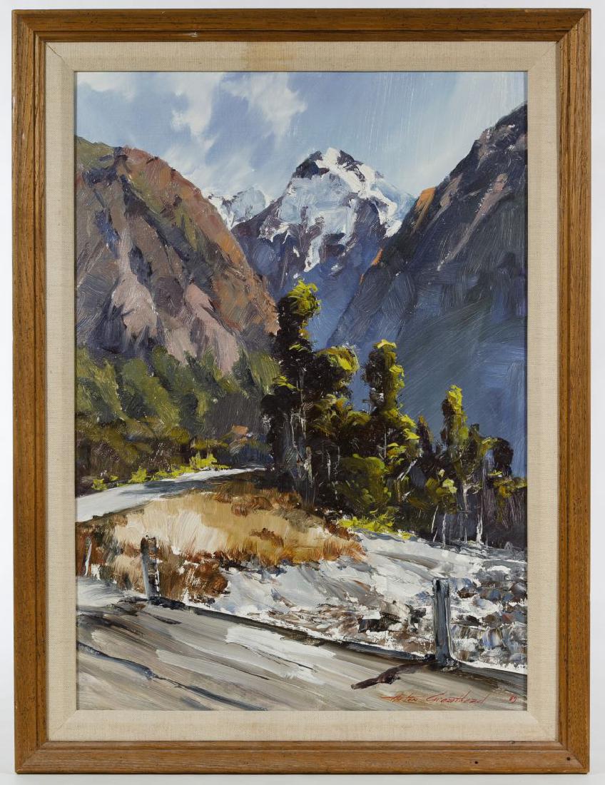 Aston Greathead (new Zealand, B.1921) Oil On Board