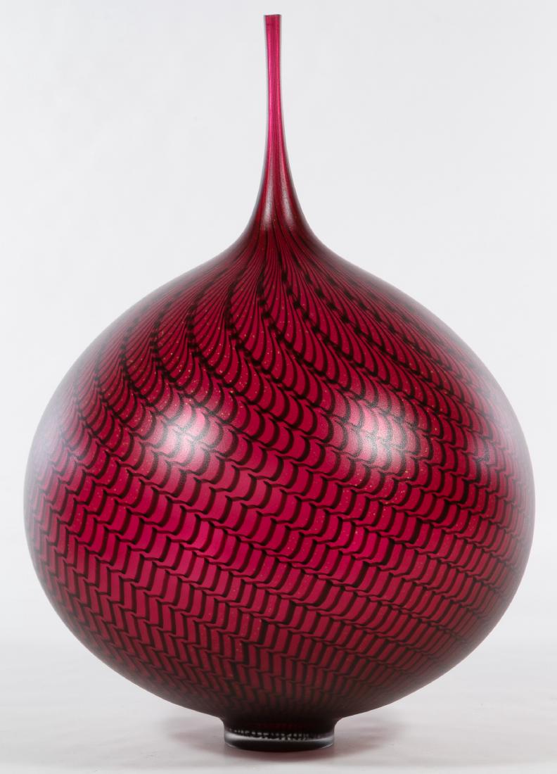 Michael Schunke Blown Art Glass Vase (1 of 9)