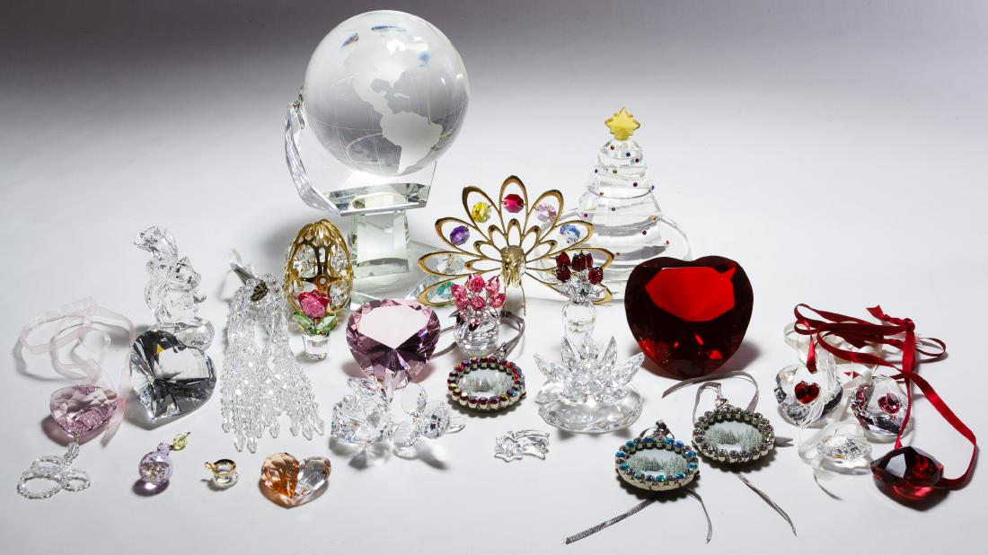 Crystal Figurine and Ornament Assortment (1 of 1)