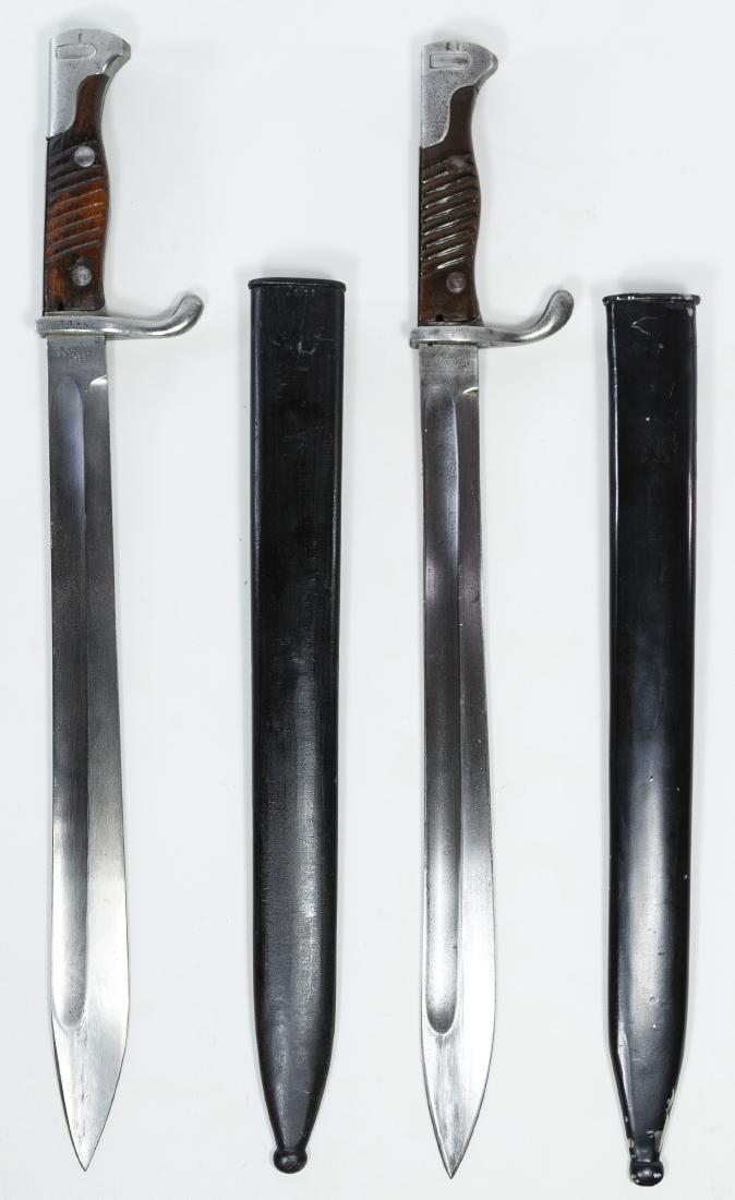 World War I German Butcher Bayonets and Scabbards (1 of 6)