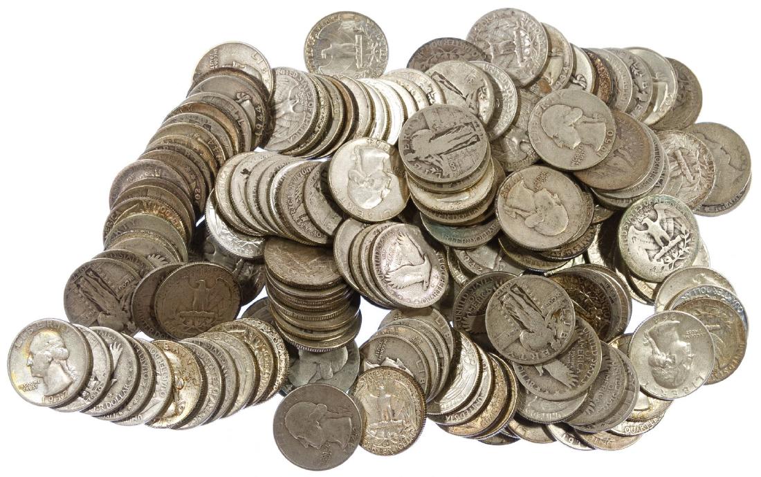 Barber, Standing Liberty and Washington 25c Assortment (1 of 1)