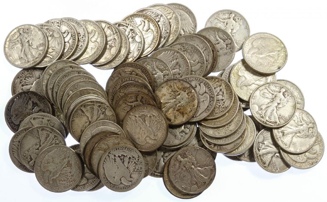Walking Liberty 50c Assortment (1 of 1)