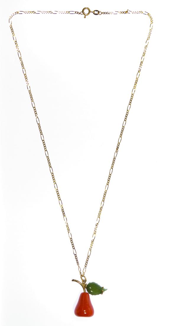 18k Gold Necklace and Pendant (1 of 2)