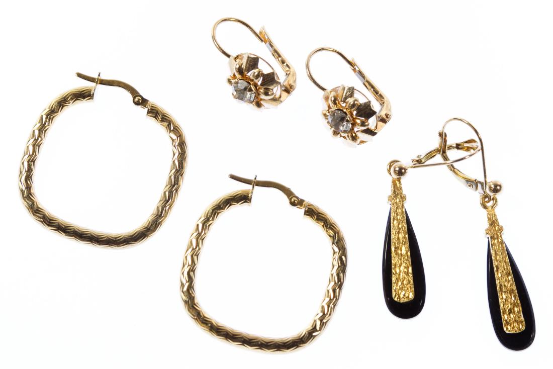 14k Gold Earring Assortment (1 of 1)