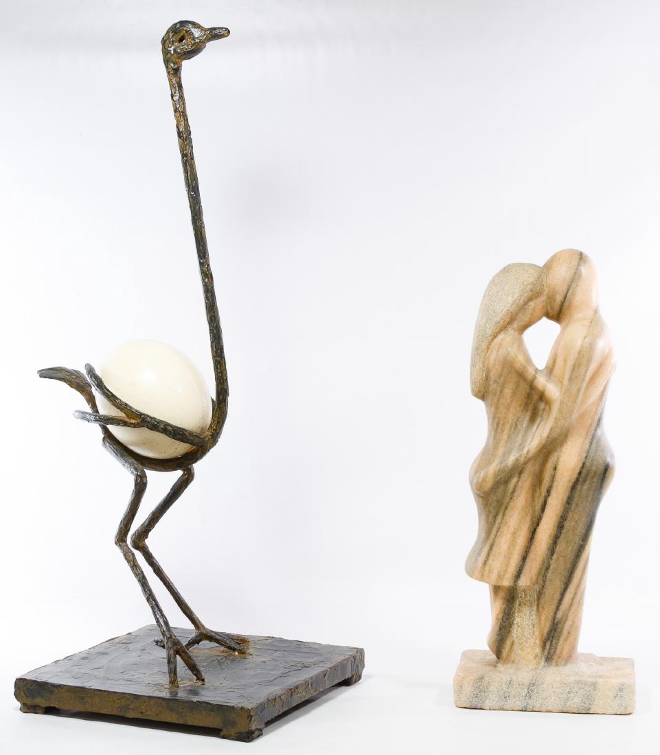 Metal and Granite Sculptures (1 of 2)