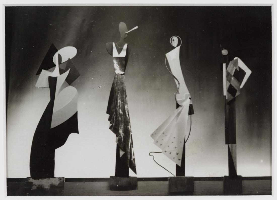 Andre Kertesz (Hungarian, 1894-1985) 'Mannequins,: Andre Kertesz (Hungarian, 1894-1985) 'Mannequins, Paris' Gelatin Silver Print 1930; Hungarian pencil notations, dated in blue ink and copyright credit stamp en verso of photograph; offered as lot #143