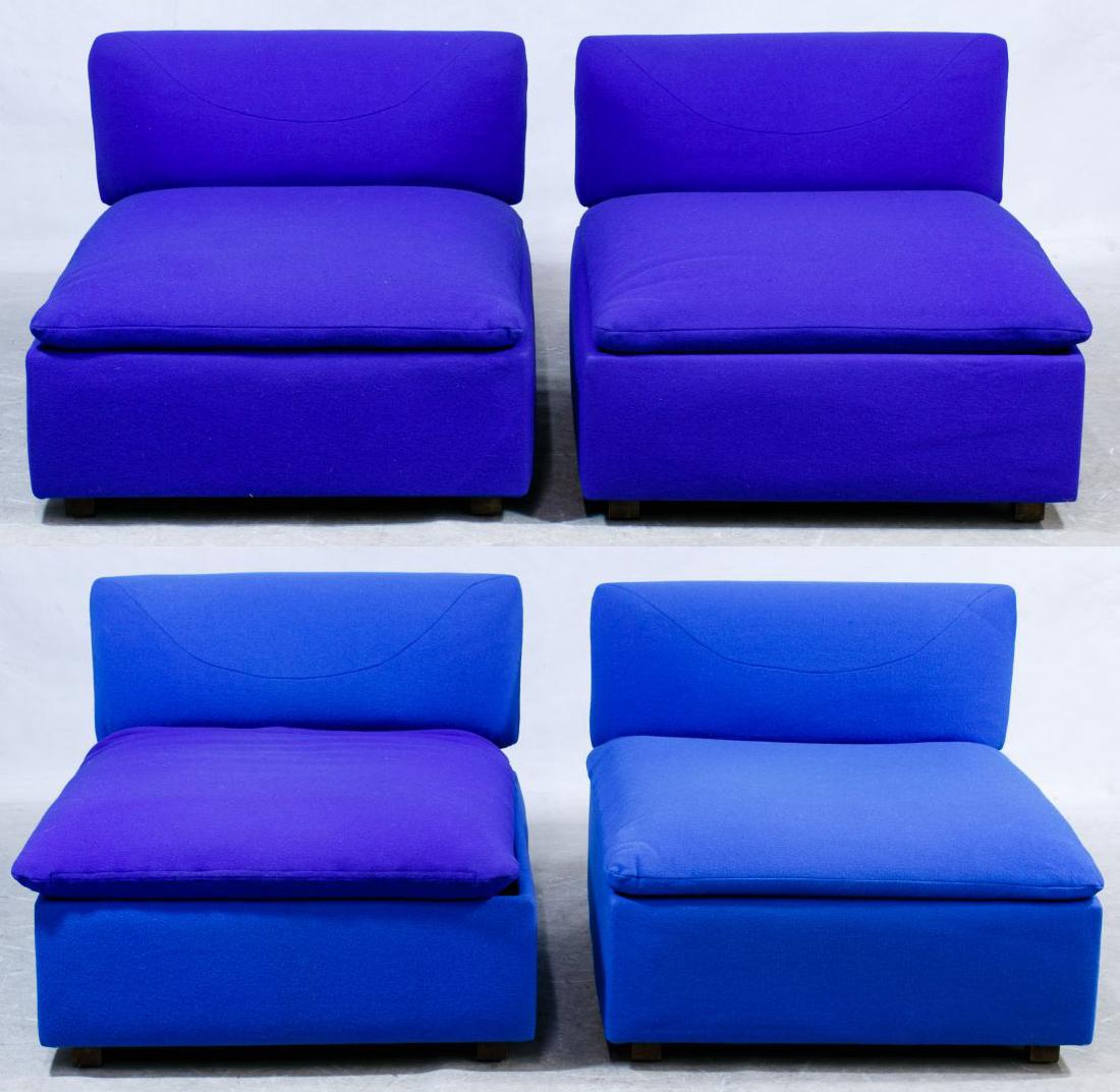 Modular Upholstered Pit Group Sectional Sofa