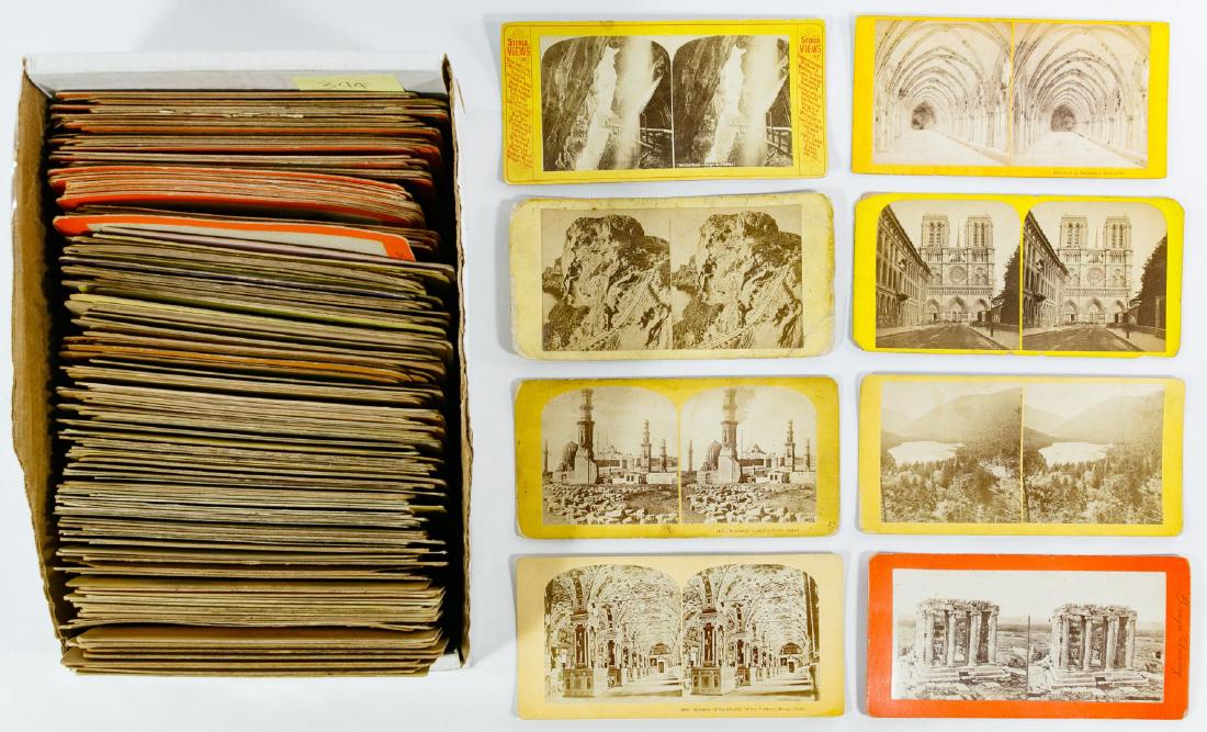 European Architecture and City Stereoview Card: European Architecture and City Stereoview Card Assortment (429) views of buildings, interiors, statuary, ruins and gardens in Europe Height: 3.50 inches, Width: 7.00 inches Category: Collectibles > Ph