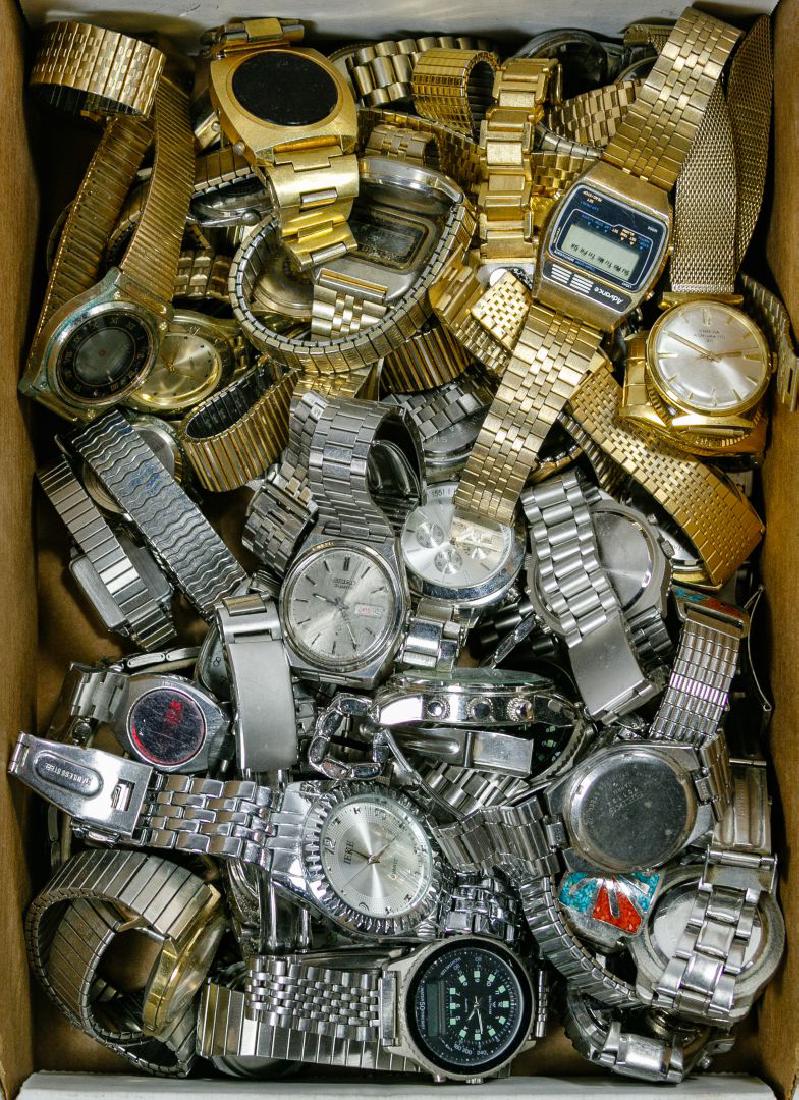 Mens Wrist Watch Assortment: Mens Wrist Watch Assortment (54) watches including examples from Ieke, Seiko, Advance, Waltham and Timex Length: 9.00 inches (wrist watch) Category: Watches > Men's Wrist Watches Tax Status: Subject t