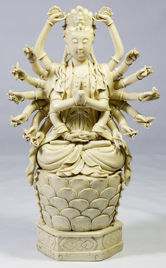 Asian Blanc de Chine Deity Figure (1 of 4)