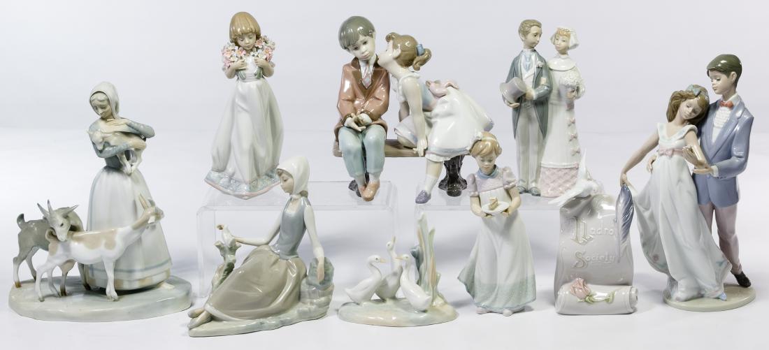 Lladro Figurine, Plaque, Cup and Bell Assortment (1 of 3)