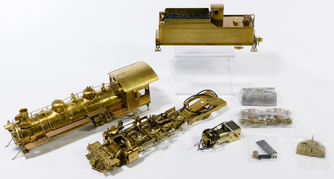 Balboa D&RGW 2-8-2 Brass Train Engine and Tender (1 of 2)