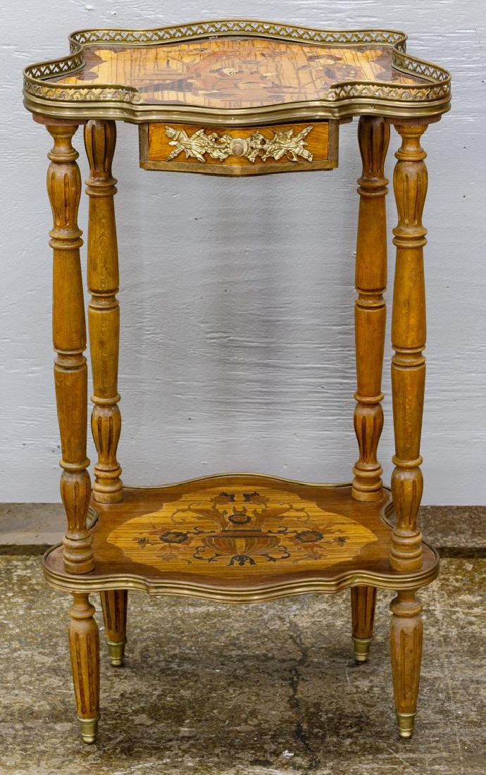 Asian Style Inlaid Hall Table (1 of 2)