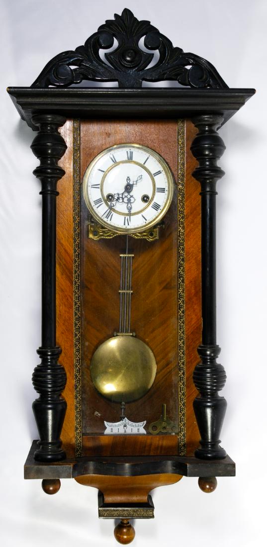 Walnut Cased Wall Clock (1 of 2)