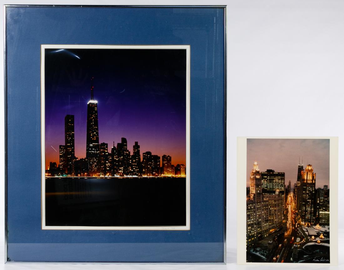 Bruce Mitzit (American, 20th Century) Chicago Skyline (1 of 3)